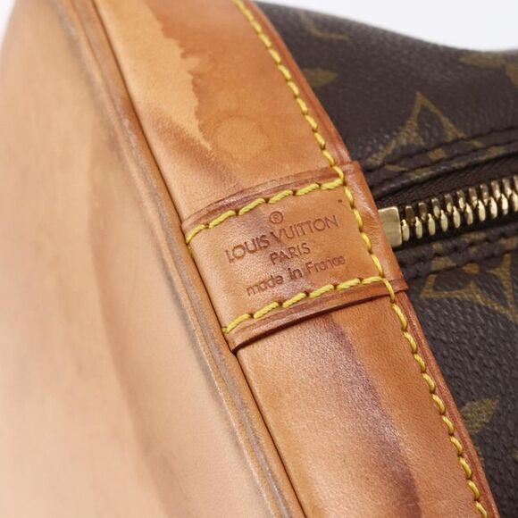 Louis Vuitton Alma Handbag Monogram Canvas Brown Canvas Handbag (Pre-Owned) - Picture 14 of 16